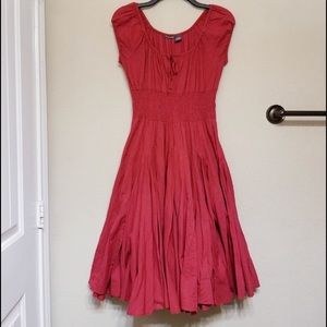 Chelsea&Theodore Caramba Red Boho NWT Dress Small